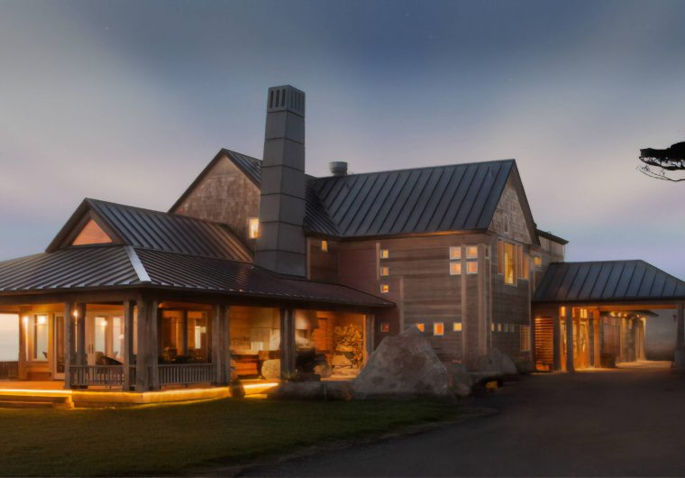 Inn at Newport Ranch exterior at night