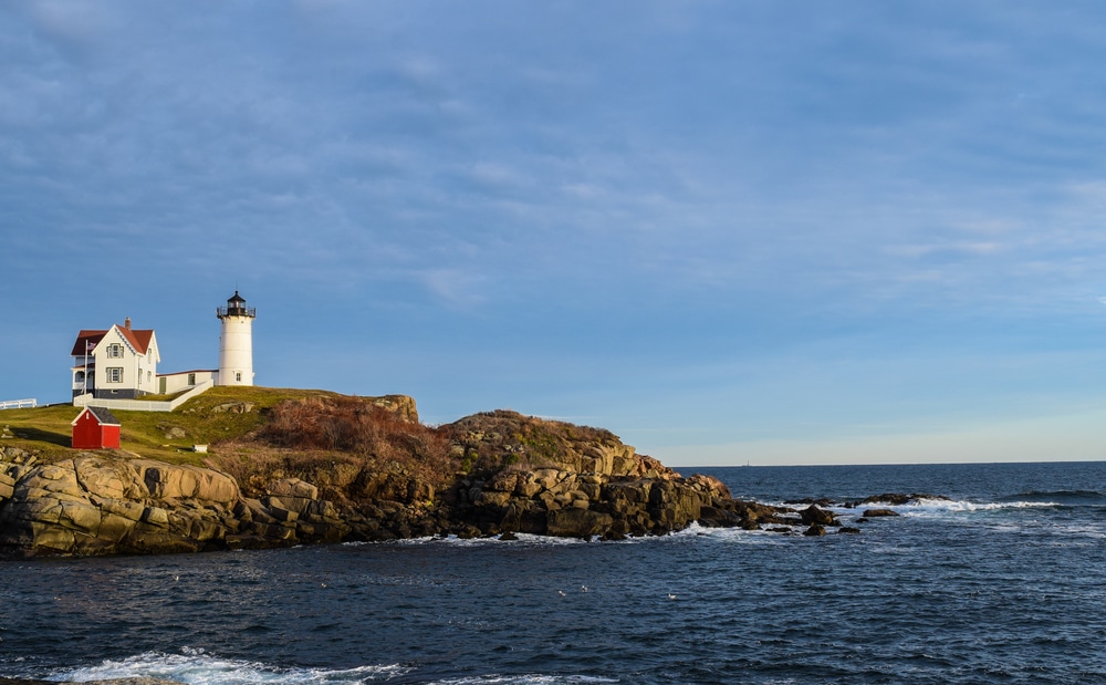 visiting the lighthouse is one of the top things to do in Kennebunkport Maine