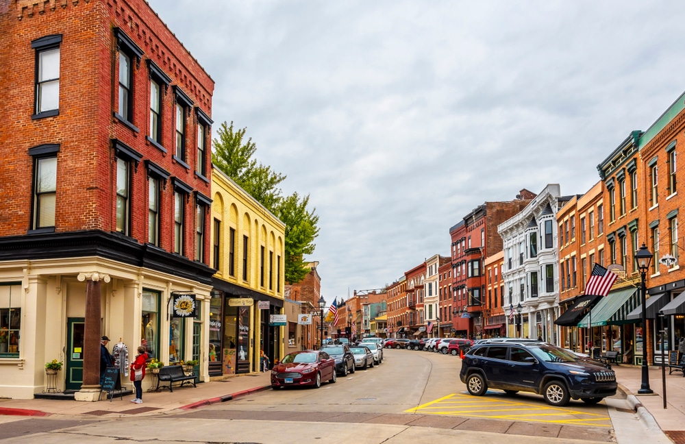 Beautiful architecture in downtown Galena